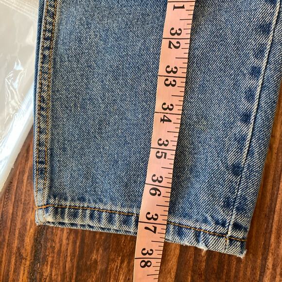 Zara Women's Distressed High Rise Straight Leg Jeans Size 6 - Picture 11 of 13